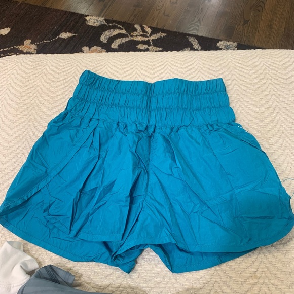 FREE PEOPLE SHORTS! BLUE! - Picture 2 of 2
